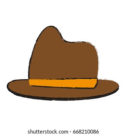 masculine hat icon image 