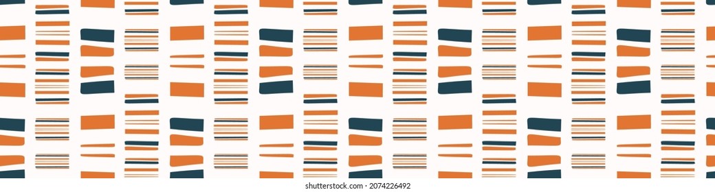 Masculine irregular seamless border. Speckled simple shape for digital scrapbook paper and repeatable men gift wrap design in vector.