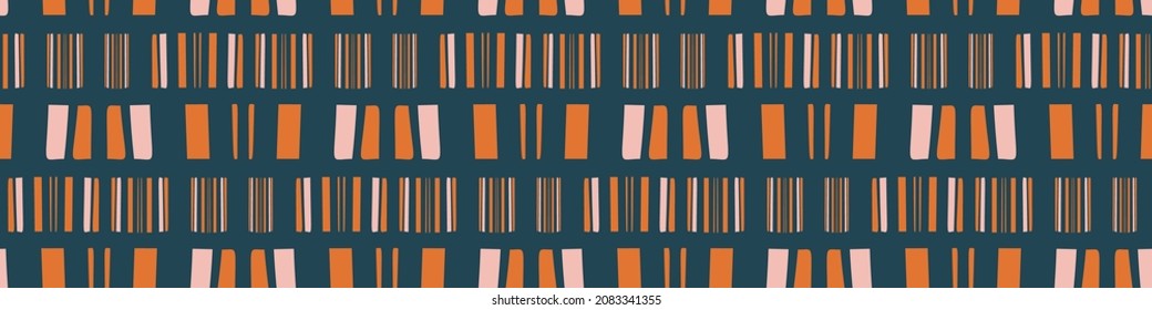 Masculine irregular seamless border. Speckled simple shape for digital scrapbook paper and repeatable men gift wrap design in vector.