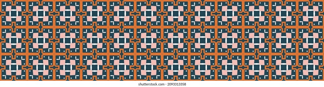 Maskuline unregelmäßige nahtlose Grenze. Kletterte, einfache Form für digitales Scraphepapier und reproduzierbare Männer Geschenkverpackung Design in Vektorgrafik.