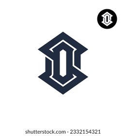 Masculine Letter SO OS Monogram Clothing Logo Design