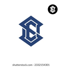 Masculine Letter SE Monogram Clothing Logo Design