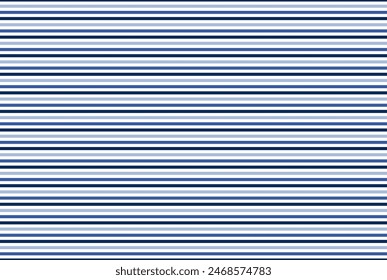 Masculine pattern abstract geometric texture surface.Dark and light blue horizontal stripes on white background for male shirt lady dress fabric wrapping cloth print wallpaper cover decoration