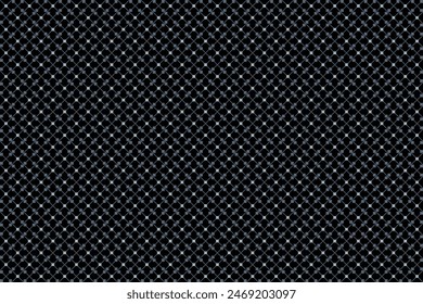 Masculine pattern abstract geometric texture surface.Light and gray square and diagonal grid on black background, for male shirt lady dress fabric wrapping cloth print wallpaper cover decoration