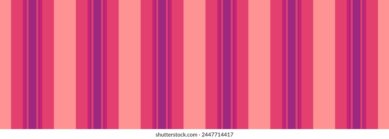 Masculine pattern background lines, overlay texture textile vertical. Setting stripe fabric seamless vector in red and pink color.