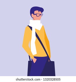 masculine professional model character