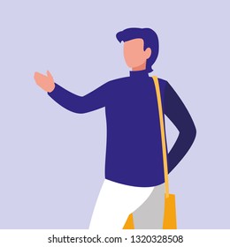 masculine professional model character