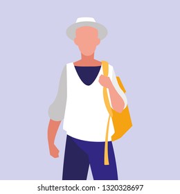 masculine professional model character