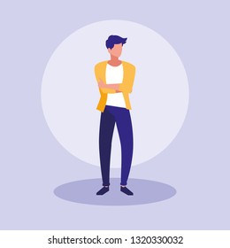 masculine professional model character