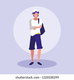 masculine professional model character
