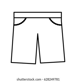 masculine short clothes icon