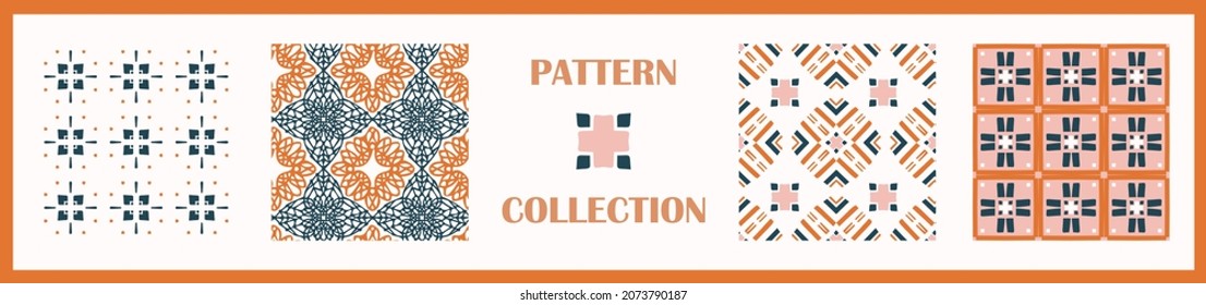 Masculine stripes seamless pattern set. Speckled simple line shape for digital scrapbook paper and repeatable men gift wrap design in vector.