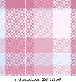 Masculine texture vector pattern, wedding fabric tartan plaid. Serene background textile seamless check in light and pink colors palette.