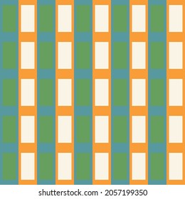 Masculine tropical gingham flannel seamless vector pattern. Classic check cloth background for digital scrapbook paper and repeat mens gift wrap design.