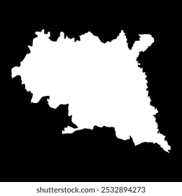Maseru district map, administrative division of Lesotho. Vector illustration.