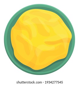 Mash potato icon. Cartoon of mash potato vector icon for web design isolated on white background