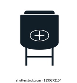 Icono de un juego de máscaras. Imagen del cliente de cervecería aislada en fondo blanco