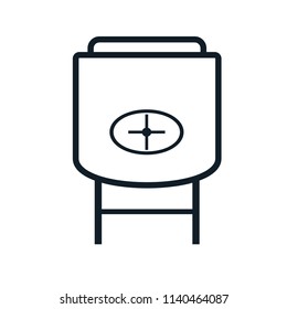 Mash tun icon. Brewery clipart image isolated on white background