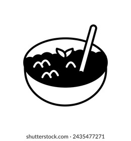 Mashed Potato Diet  icon in vector. Logotype
