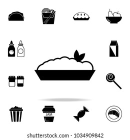 Mashed potatoes icon. Detailed set of food and drink icons. Premium quality graphic design. One of the collection icons for websites, web design, mobile app on white background