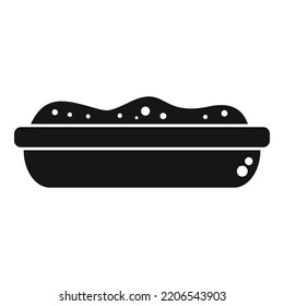 Mashed Potatoes Icon Simple Vector. Potato Food. Dish Butter