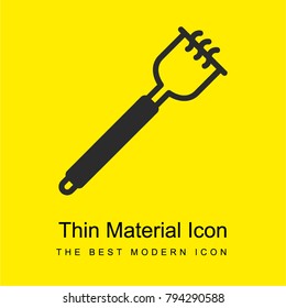 Masher bright yellow material minimal icon or logo design