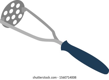 Masher, Illustration, Vektorgrafik auf weißem Hintergrund.