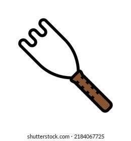 masher potato color icon vector. masher potato sign. isolated symbol illustration