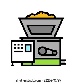 mashing beer production color icon vector. mashing beer production sign. isolated symbol illustration