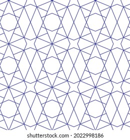 Mashrabiya texture design. Arabic vector pattern ideal for design background, web page background, surface textures. Seamless islamic mashrabiya pattern.