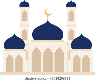 Ilustración vectorial de mezquita