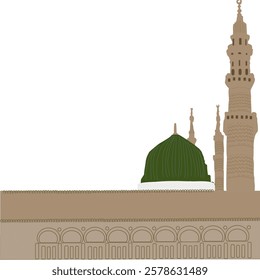 Masjid Nabawi, Prophet's Mosque in Madinah Al-Munawwarah
