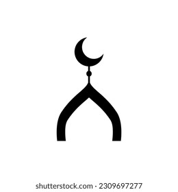 Masjid or prayer room signs. Can also be used for qibla sign.