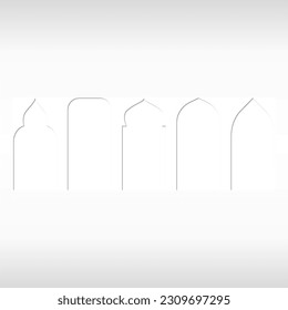 Masjid or prayer room signs. Can also be used for qibla sign.