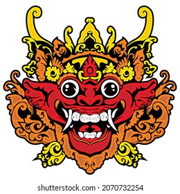 mask art bali indonesian culture