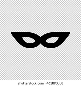 mask   black vector icon