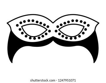 mask carnival celebration icon