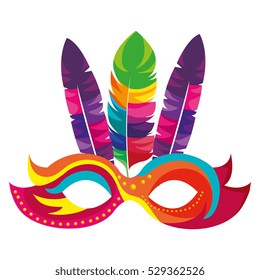 mask carnival celebration icon