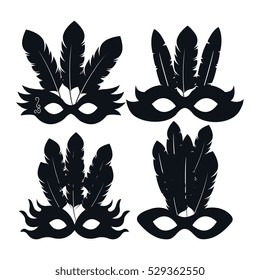 mask carnival celebration icon