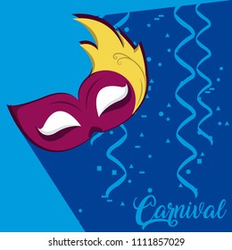 Mask carnival concept