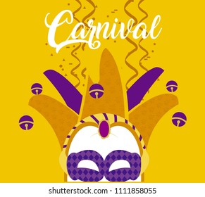 Mask carnival concept