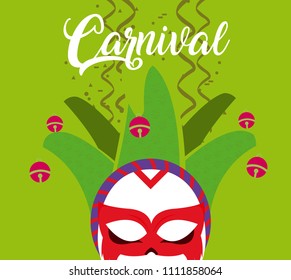 Mask carnival concept