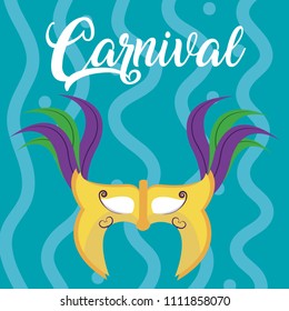 Mask carnival concept