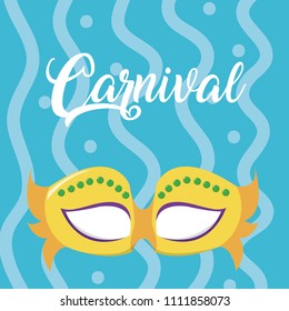 Mask carnival concept