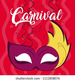 Mask carnival concept