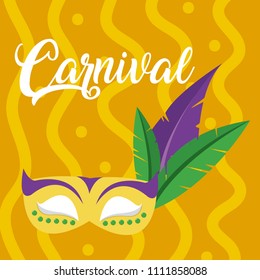 Mask carnival concept