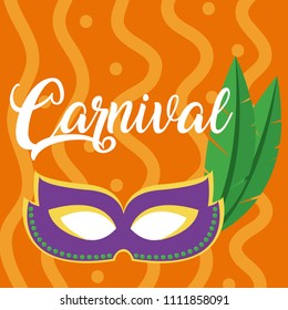 Mask carnival concept