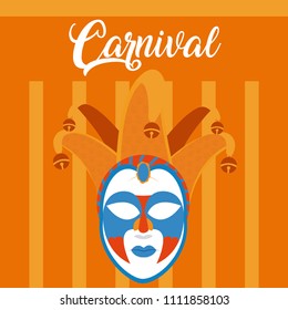 Mask carnival concept