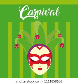 Mask carnival concept