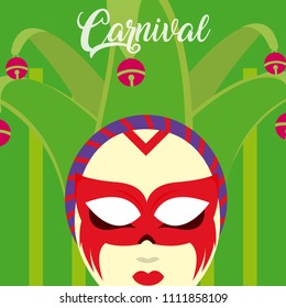 Mask carnival concept